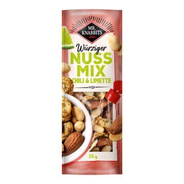 Mr. Knabbits Spicy Nut Mix Chili & Lime